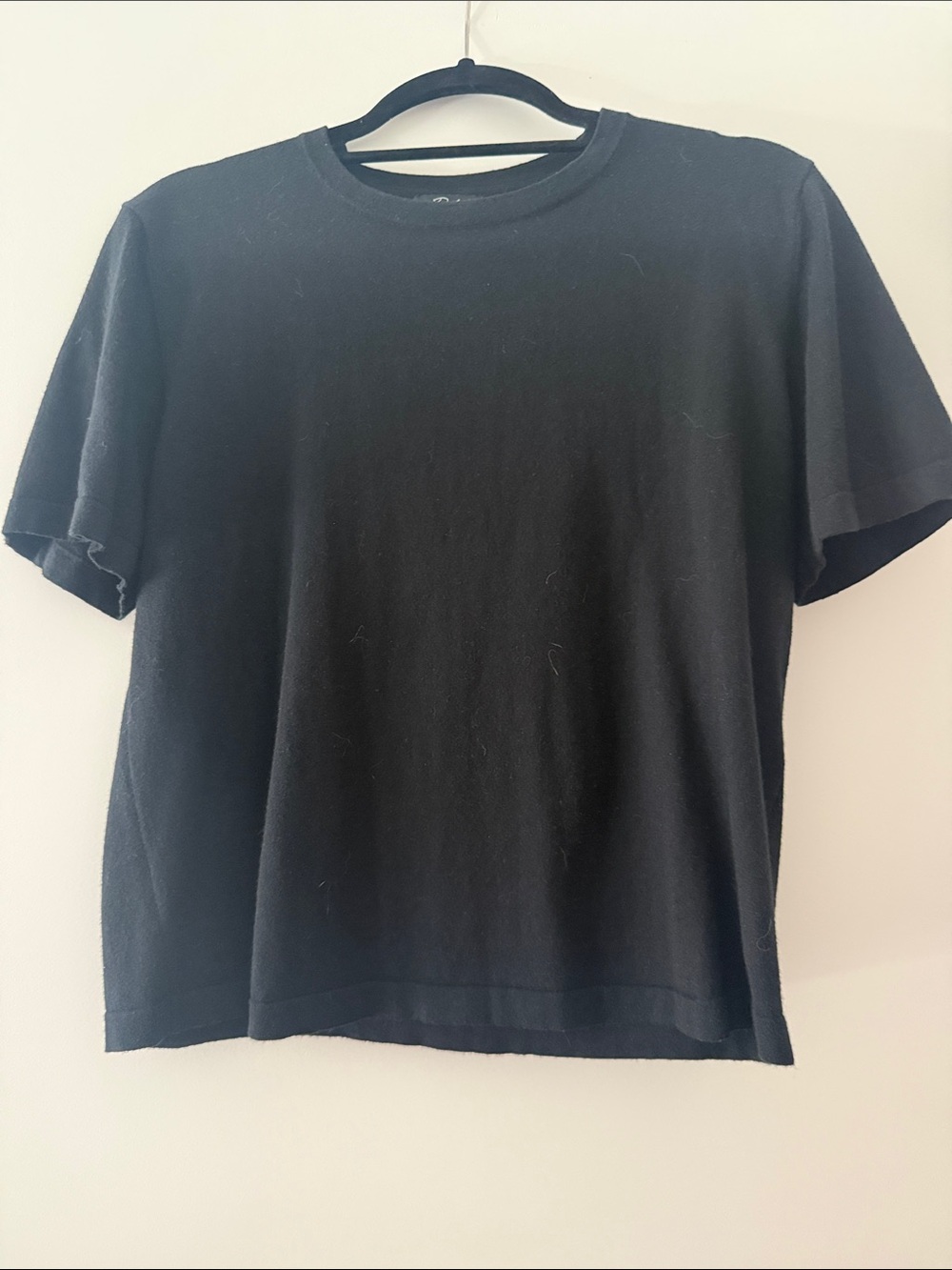 Rails Black Short-Sleeve Crew Tee